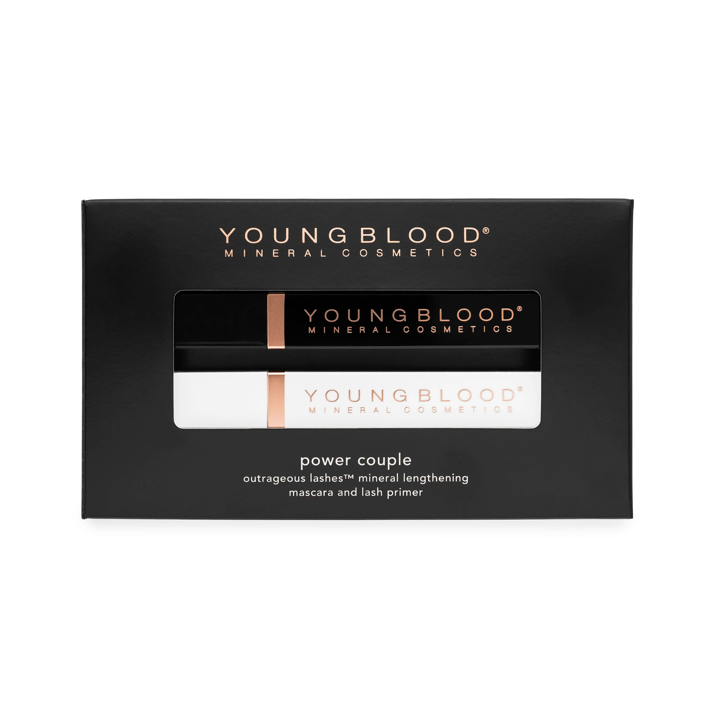 NEW newest Youngblood Cosmetics Power Couple lengthening mascara and lash primer